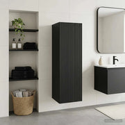 Mobiletto da Bagno a Muro Nero 33 x 34,5 x 60 cm 890533