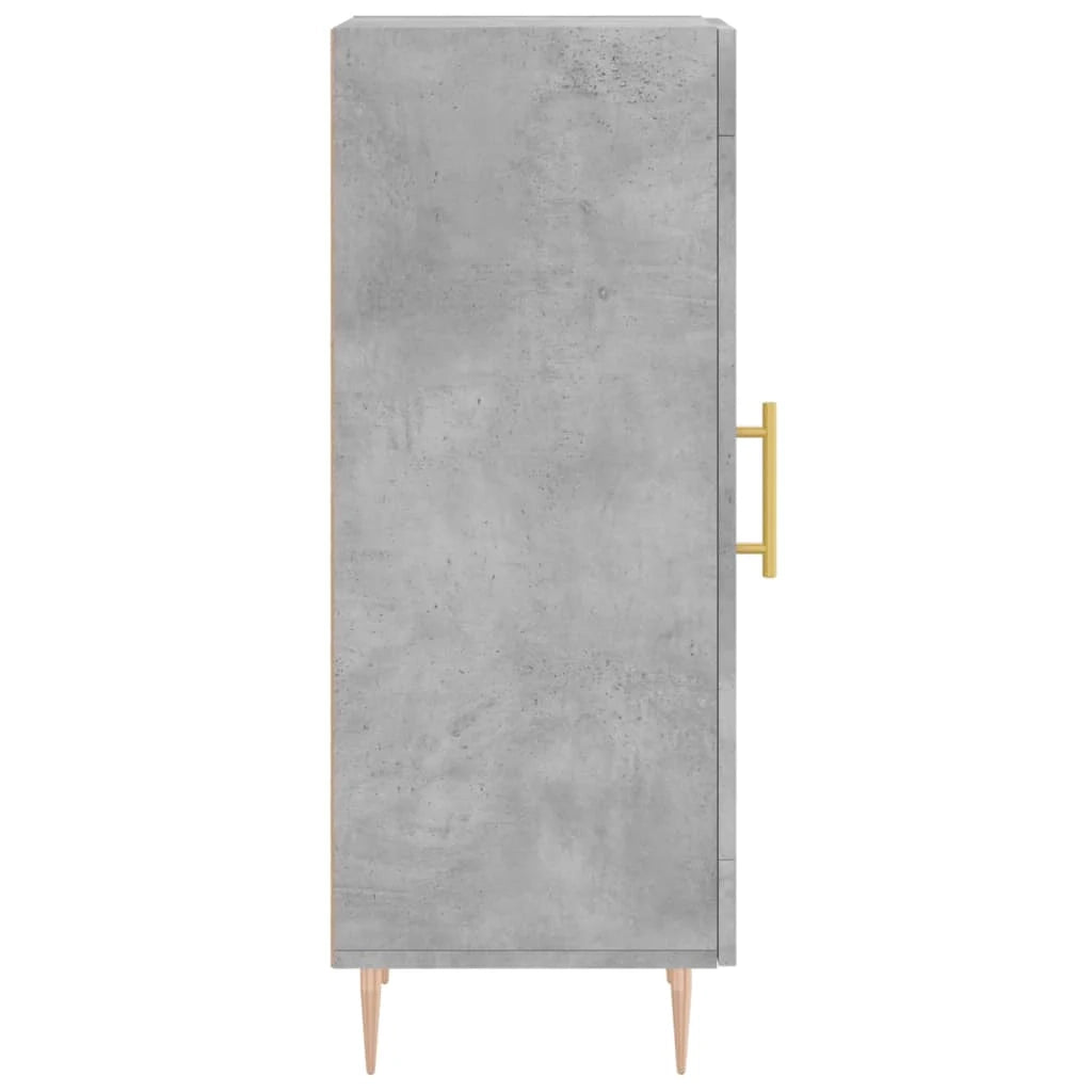 Buffet credenza cassettiera mobiletto mobile contenitore organizer per cucina soggiorno salotto 34,5 x 34 x 90 cm legno ingegnerizzato grigio 02_0031907