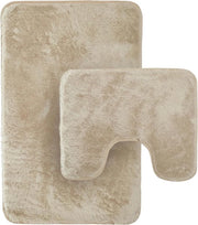 Set di asciugamani per bagno 2 in 1 - Asciugamano morbido e assorbente con tappeto antiscivolo per la doccia e il water