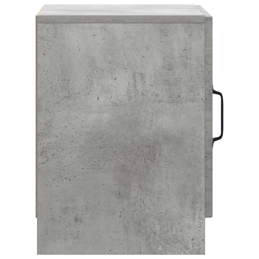 Armadio da Notte Grigio Cemento 43 x 34,5 x 47 cm 895721
