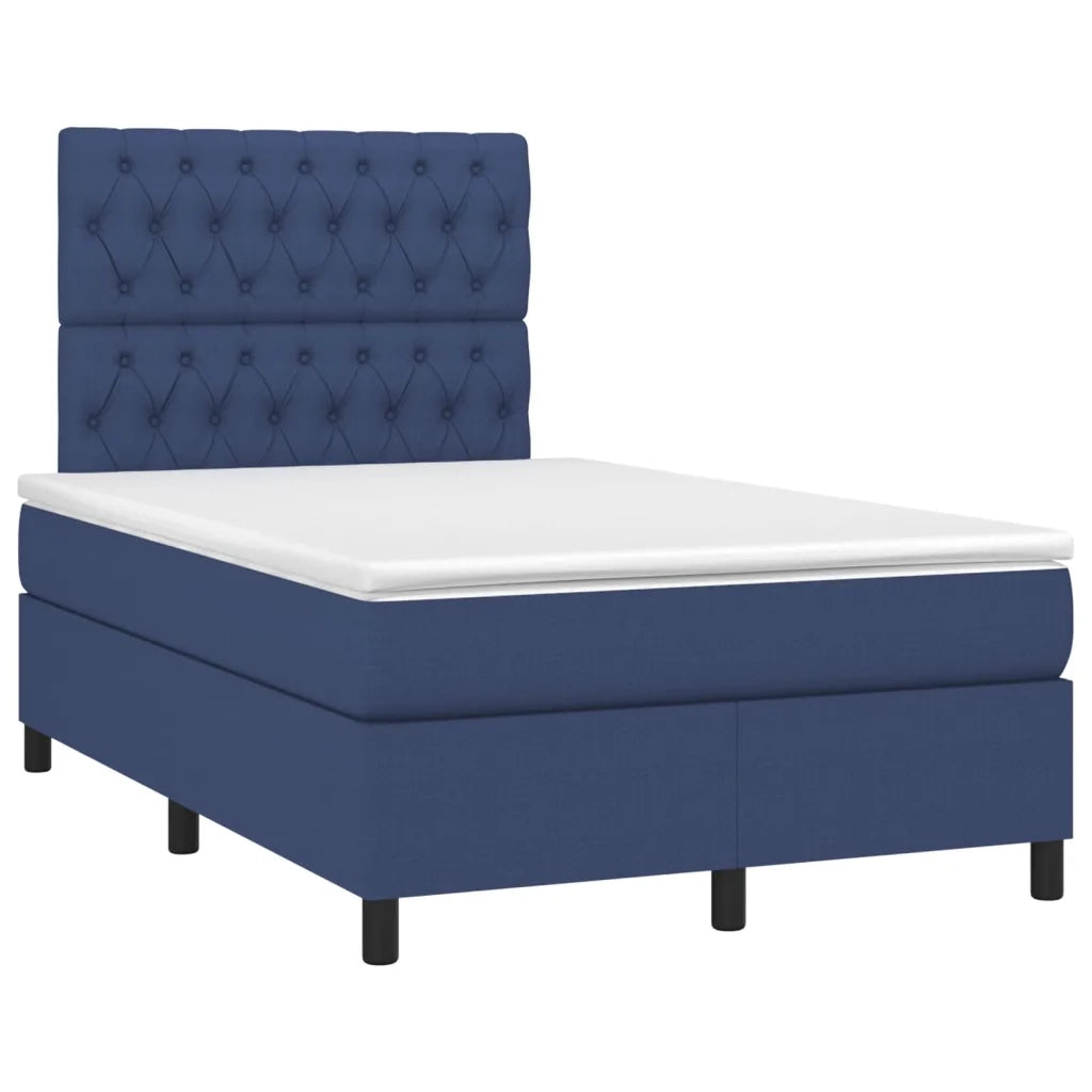 Giroletto a Molle con Materasso Blu 120x200 cm in Tessutocod mxl 123661