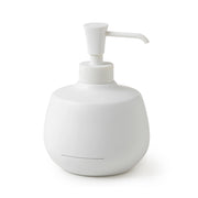 DOSASAPONE DA APPOGGIO IN RESINA BIANCA MODELLO KIRA - DIM. CM (LXPXH): 10,5X10,5X14,3 - BIANCO MATTO  - GDY