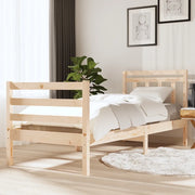 Giroletto-Struttura Letto 75x190 cm Small Single in Legno Massello 955077