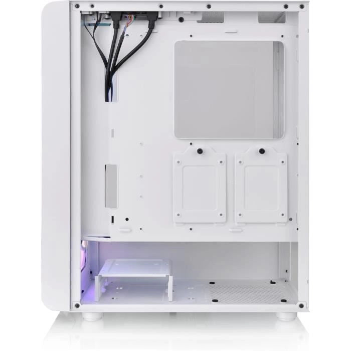 Case PC Mid Tower senza alimentatore - THERMALTAKE S200 TG ARGB (Bianco) - ATX/Micro ATX - 3x120mm A-RGB - USB 3.0/2.0 - Vetro temperato