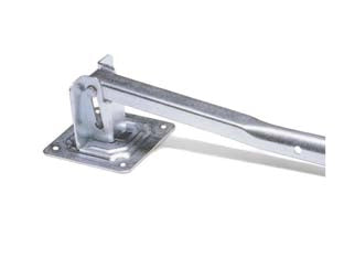 STENDIBIANCHERIA A STAFFA PIEGHEVOLE DA MURO ART.714- - verniciato grigio - 1 coppia