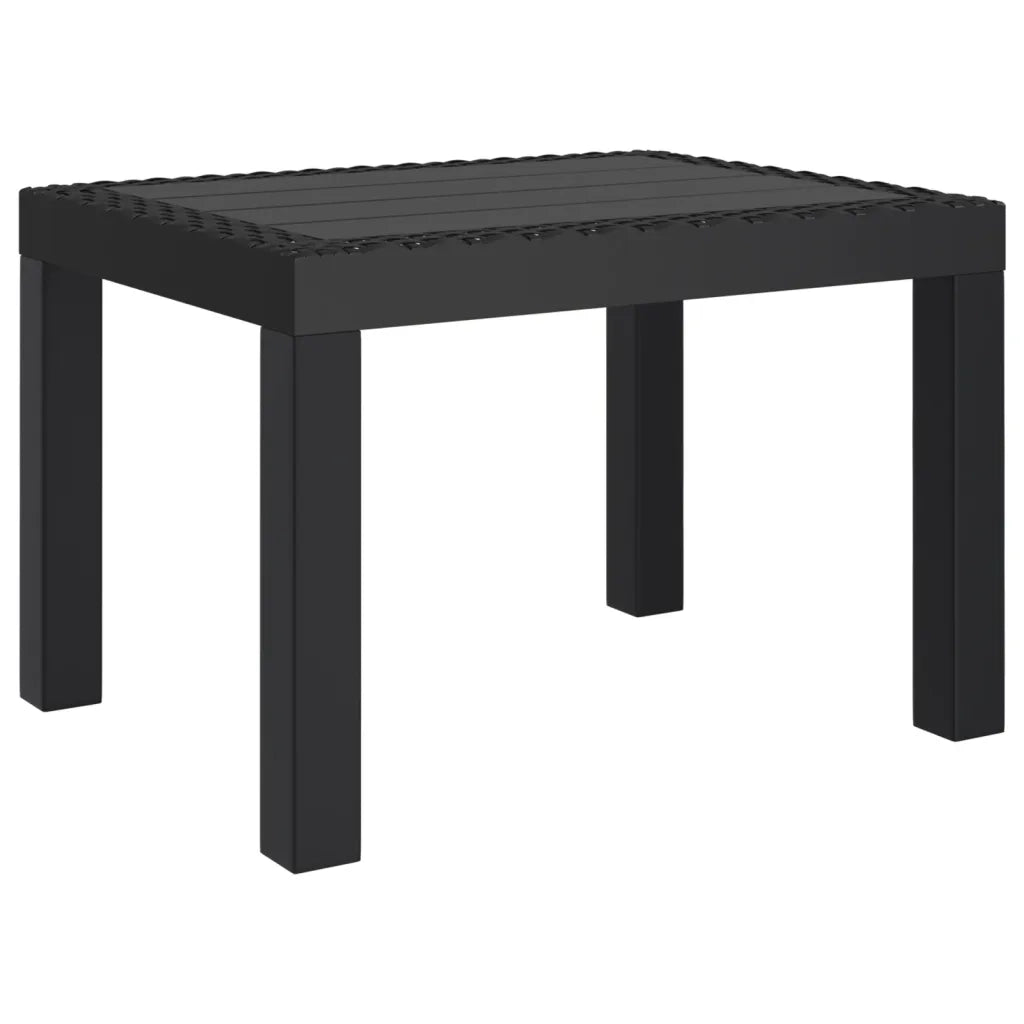 Tavolo da Giardino Antracite 59x47x40 cm in PP 364727