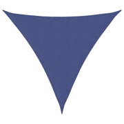 Parasole a Vela Oxford Triangolare 4x4x4 m Blu