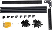 Organizzatore per bobine di filamento da parete in lega di alluminio - compatibile con bobine da 200 mm - facile da installare - tenuta massima 1 kg per bobina - 12 posizioni per bobine