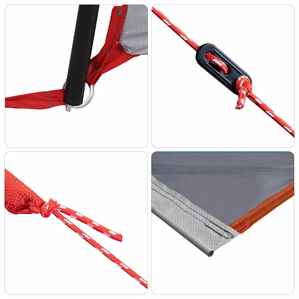 Tenda da Bagagliaio per Caravana con tetto Grigio e arancione 42001088