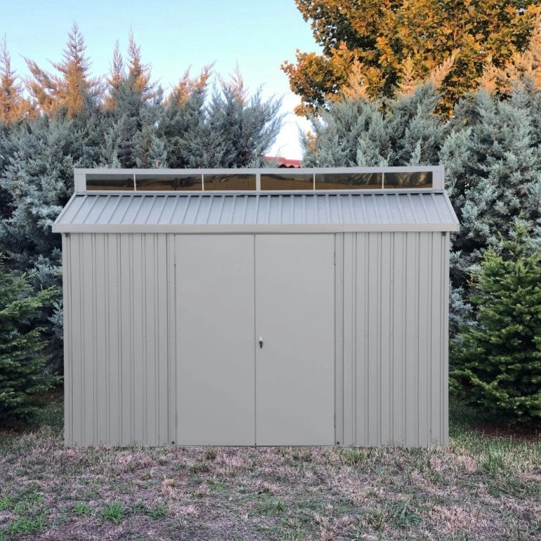 Casetta in Alluminio Alu 10'x6' Duramax 323 x 182 x 230,5 cm colore grigio