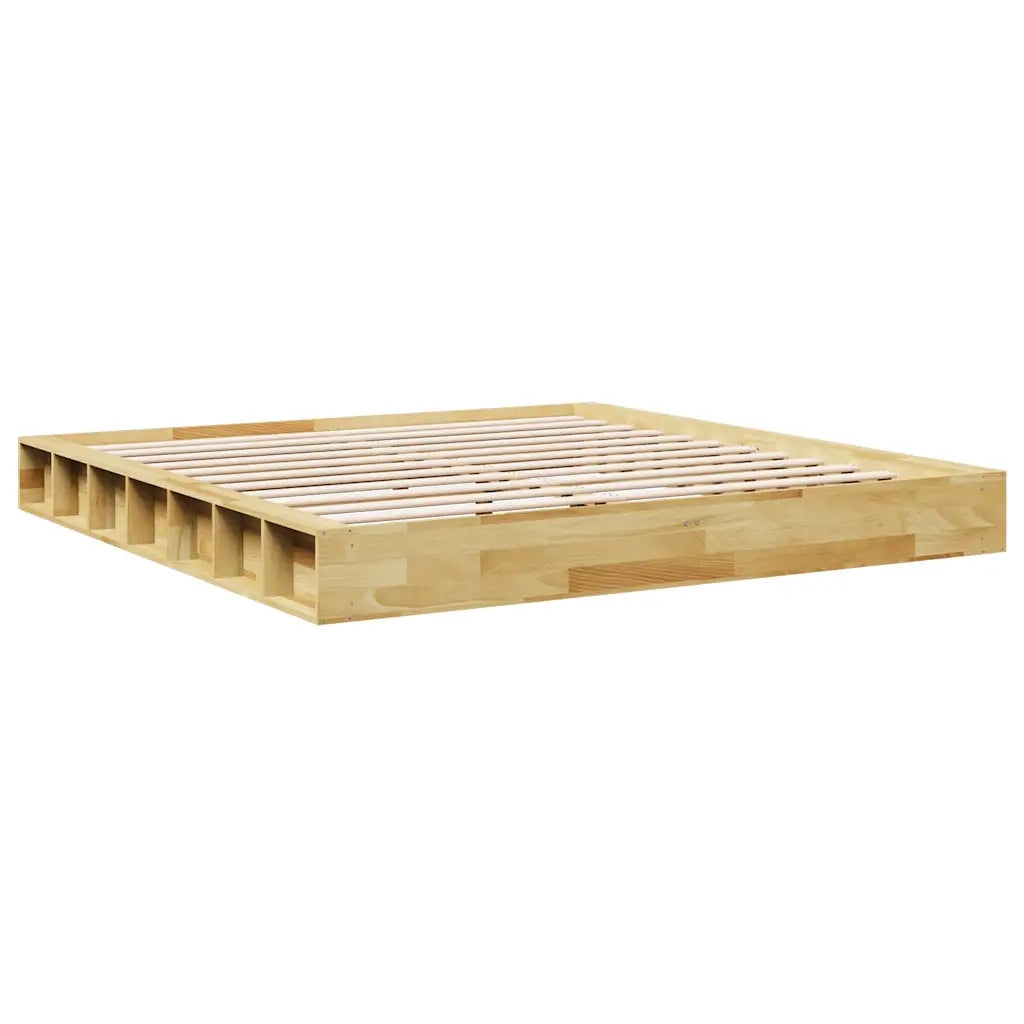 Struttura Letto Senza Materasso 180x200 cm in Legno di Rovere 3324126