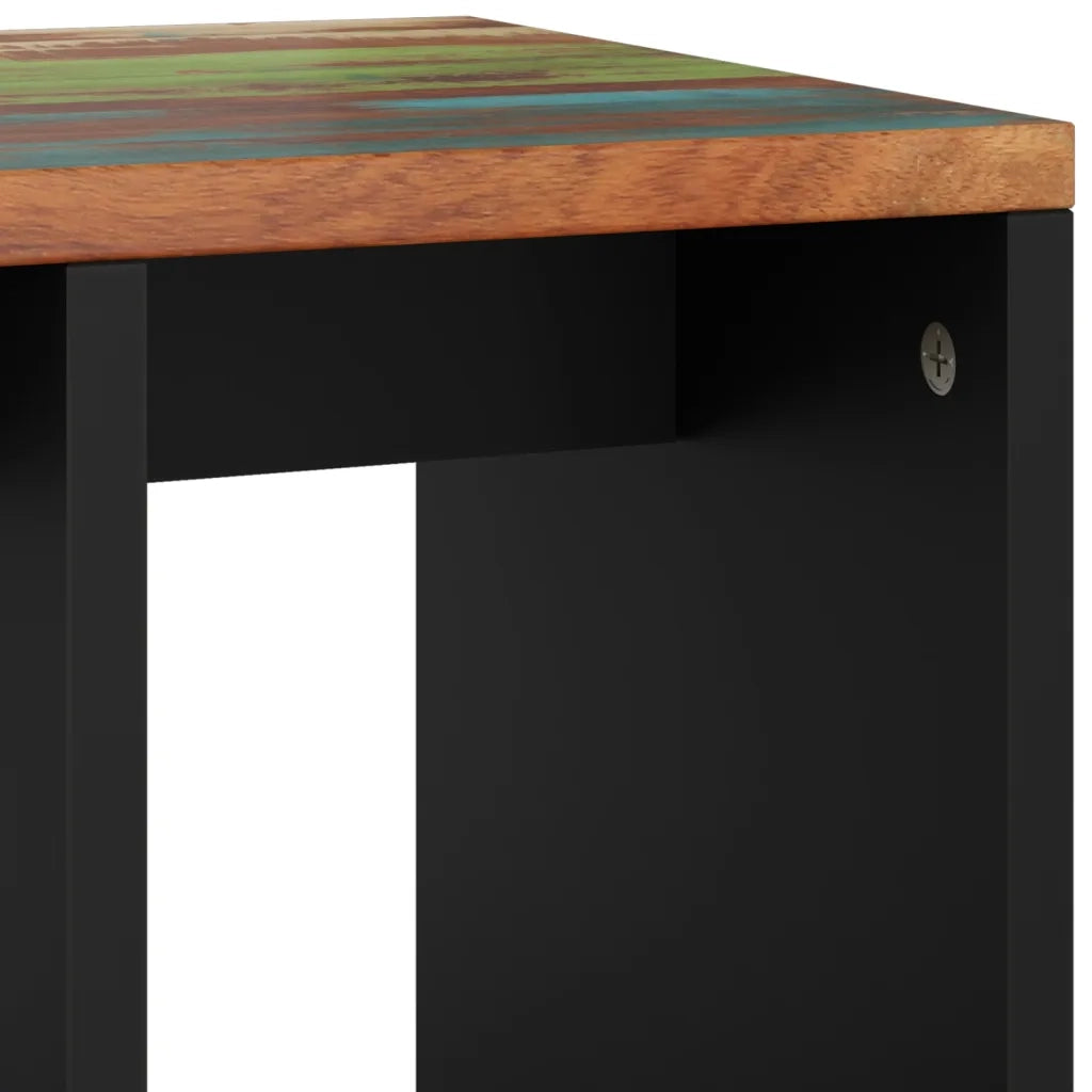 Tavolino 40x31x46 cm Legno Massello Recupero e Multistrato 350646