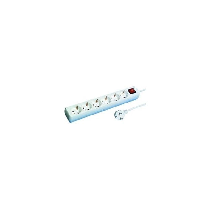 REV 512360555 protezione da sovraccarico Bianco 6 presa(e) AC 250 V 1,4 m