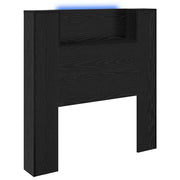 Testiera | Testata Rovere Nero 100 x 15 x 103,5 cm Legno multistrato