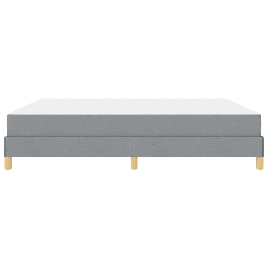 Letto a molle con materasso Grigio chiaro 180 x 200 cm Tessuto 3398584