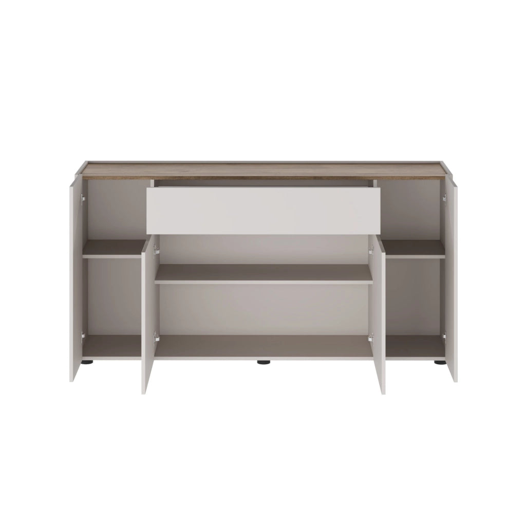 Madia Cirimido, Credenza un Cassetto, 170x40x85h cm Beige