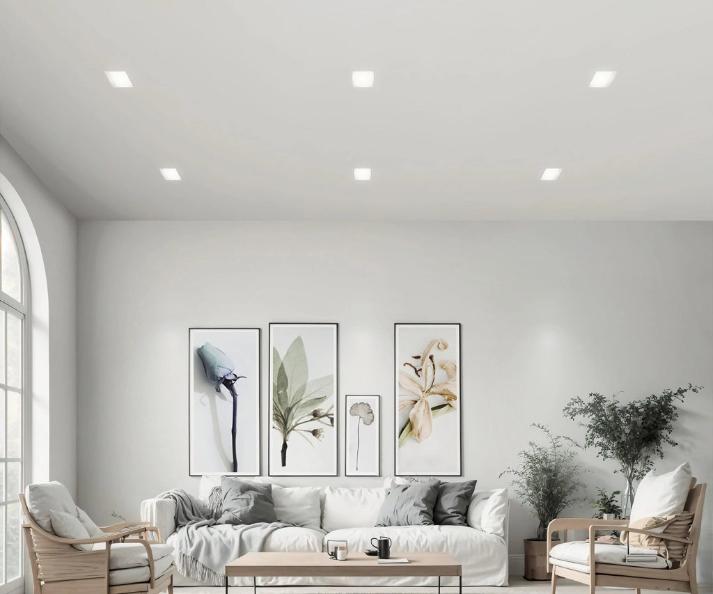 Faretto ATTICA GLASS Incasso 1 Luce in gesso con vetro attacco GU10