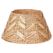Copribase per Albero di Natale in giacinto d'acqua naturale rotondo ⌀ 50 cm stile Boho Accessori natalizi