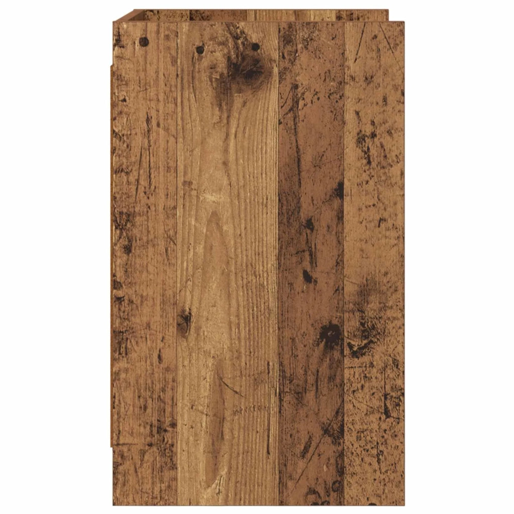 Comodini 2 pz Legno antico 40 x 36 x 60 cm Legno ingegnerizzato 8011048