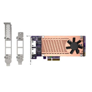 Qnap qm2-2p2g2t scheda di rete e adattatore interno ethernet 2500 mbit/s