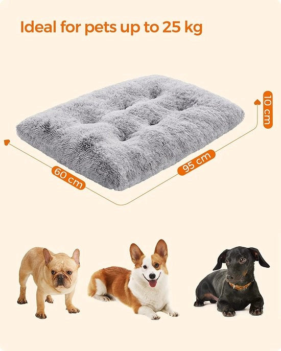 Letto per animali, Letto per cani e gatti, Disponibile su entrambi i lati, Materasso per cani, 95L x 60P x 10 cm