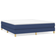 Letto matrimoniale | Letto per adulti | Struttura Letto a Rete a Molle Blu 160x200 cm in Tessuto