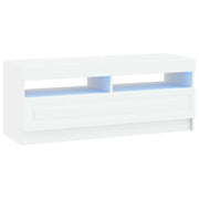 Mobile TV LED Bianco Legno ingegnerizzato 897865