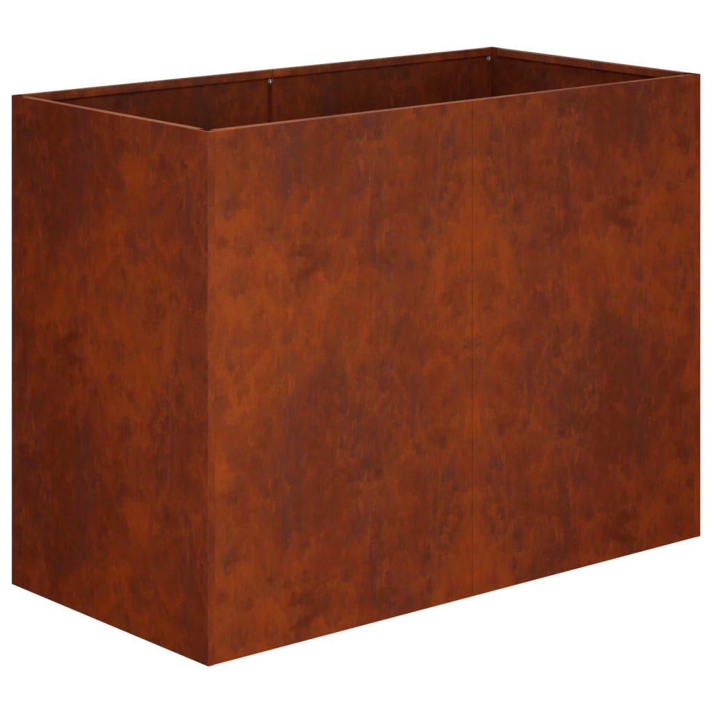 Vaso da giardino Ruggine 80 x 40 x 60 cm Acciaio Corten 8005889