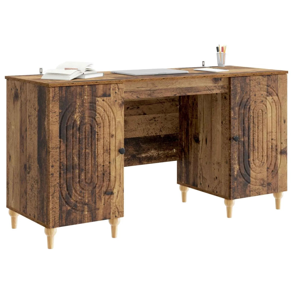 Scrivania Legno antico 142,5 x 50 x 75 cm Legno ingegnerizzato 3414583