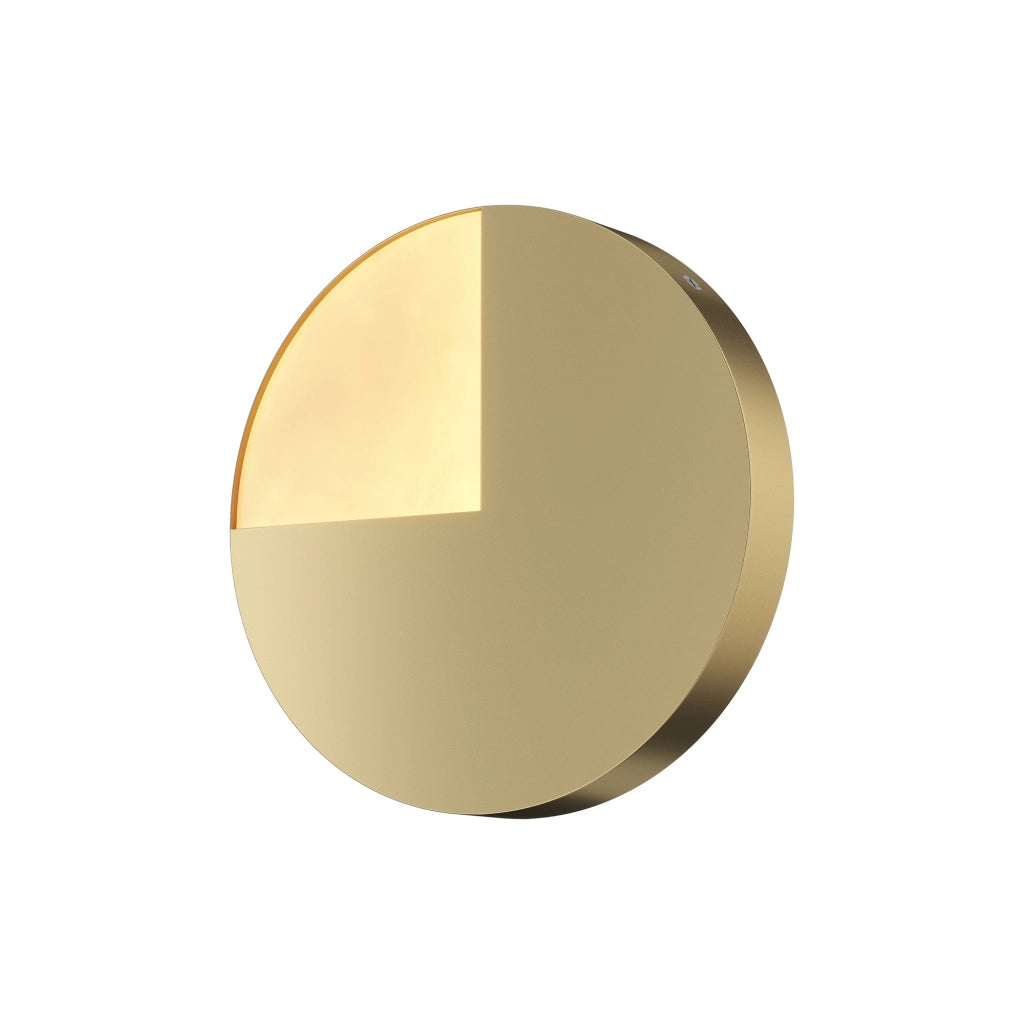 Maytoni applique contemporanea Jupiter 1 luce LED integrato ottone alluminio