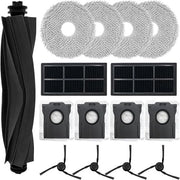 Accessori per Dreame X40 Ultra Veegrobot - Set di sostituzione con spazzola principale, filtro e spazzola laterale - 15 pezzi