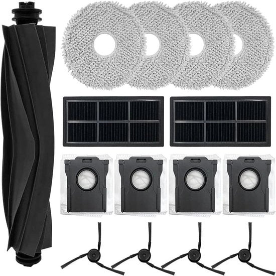 Accessori per Dreame X40 Ultra Veegrobot - Set di sostituzione con spazzola principale, filtro e spazzola laterale - 15 pezzi
