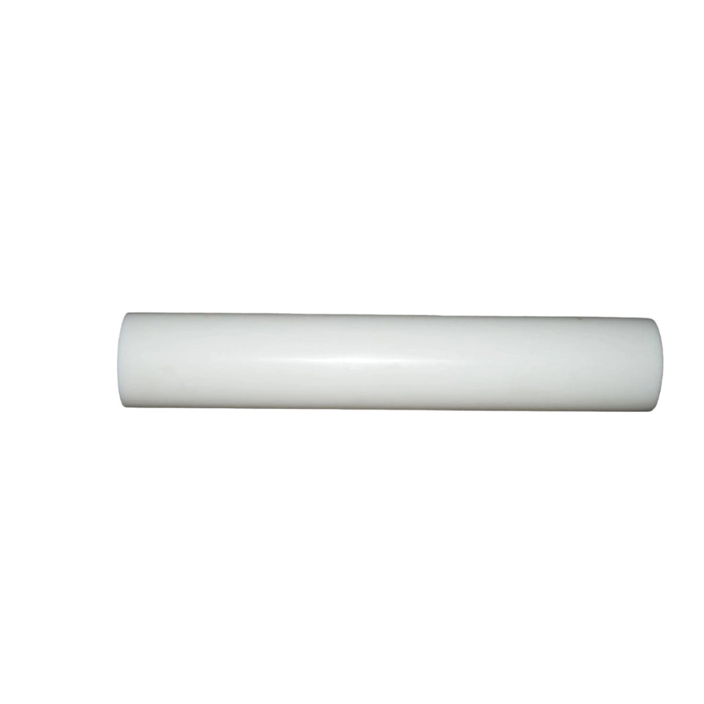 Barra di poliammide, poliossimetilene-poliacetale POM bianca 1000x180mm 40.1 Kg.