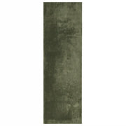 Tappeto del soggiorno | Tappeto Pelo Corto HUARTE Morbido Lavabile Verde Bosco 80x250cm