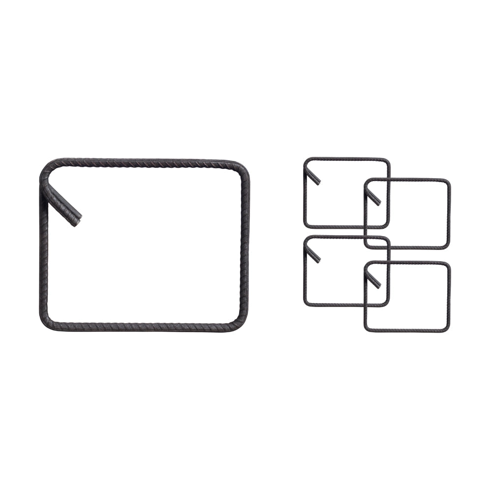 Staffe antisismiche armatura ferro 20x25 cm strutture cemento formati multipli *** pezzi 200, confezione 1