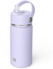 Bicchiere Isolante per Bambini 420 ml con Stelo, Flessa di Acqua Termica per Bambini, Bicchiere di Acciaio Inossidabile Reutilizzabile, Flessa di Acqua Sottovuoto, Mantieni Fresco per 24 Ore