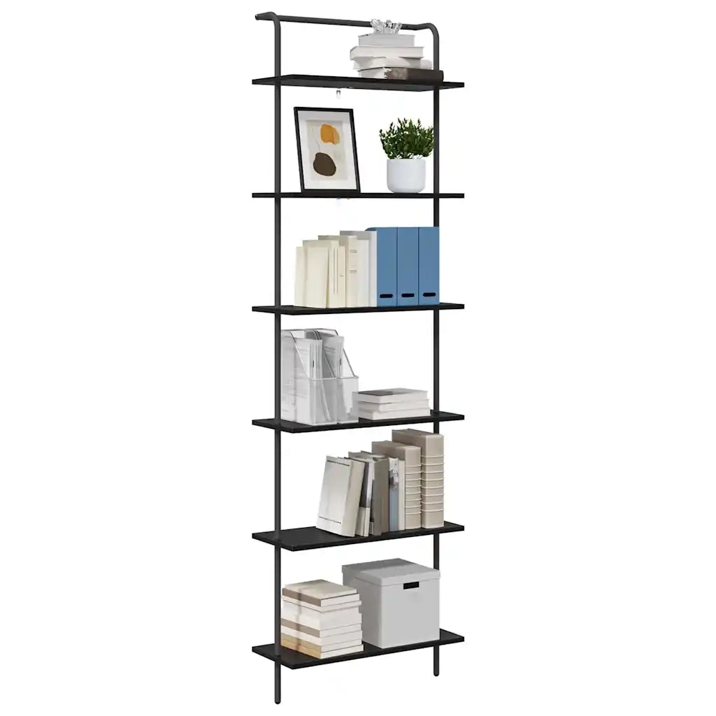 Libreria Rovere Nero 60 x 24 x 203 cm Legno multistrato 879971