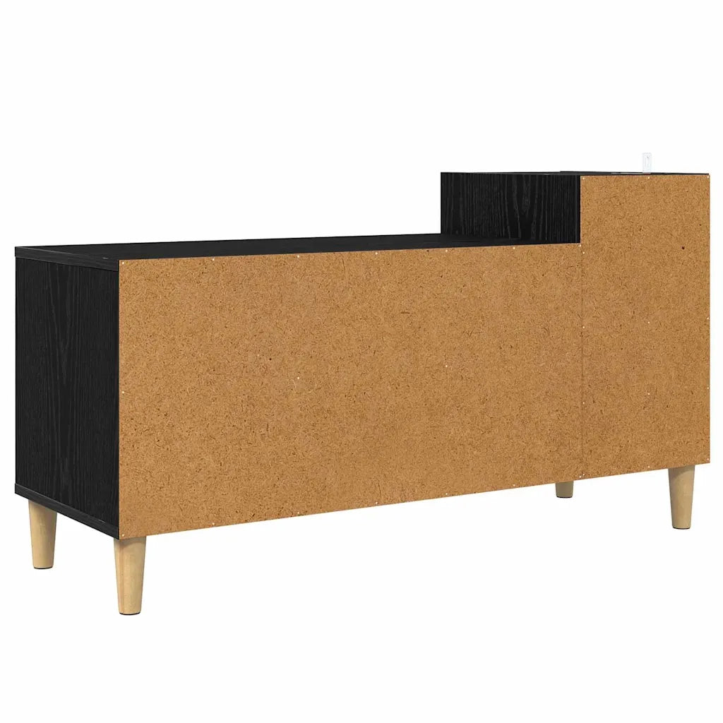 Mobile TV Rovere Nero 100 x 35 x 55 cm Legno multistrato 881023