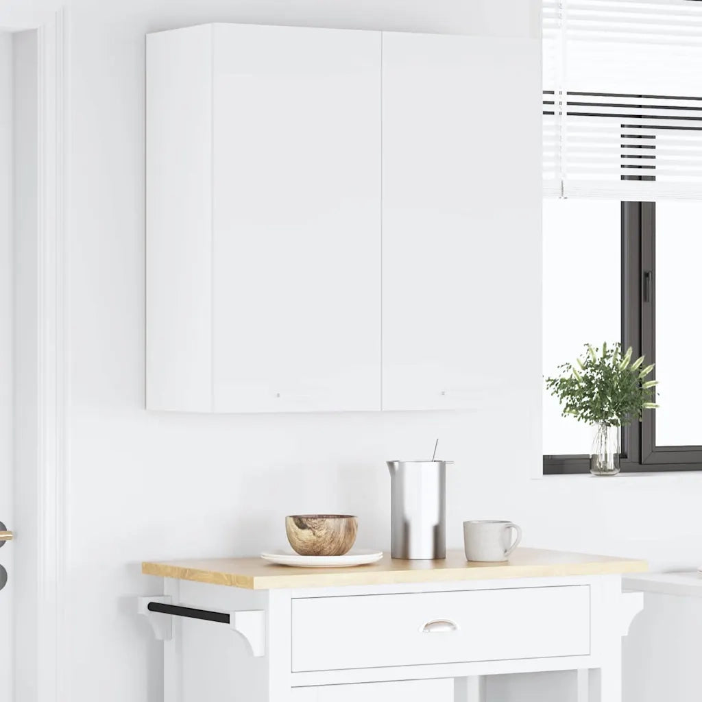 Armadio pensile Bianco 80 x 31 x 80 cm Legno multistrato 884282