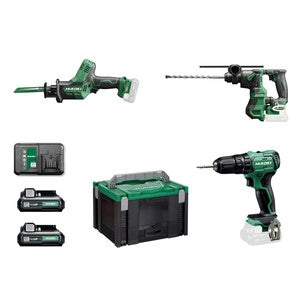 HIKOKI SET TRAPANO+SEGACCIO+TASSEL KC12SKB 12V- 1,0 pz