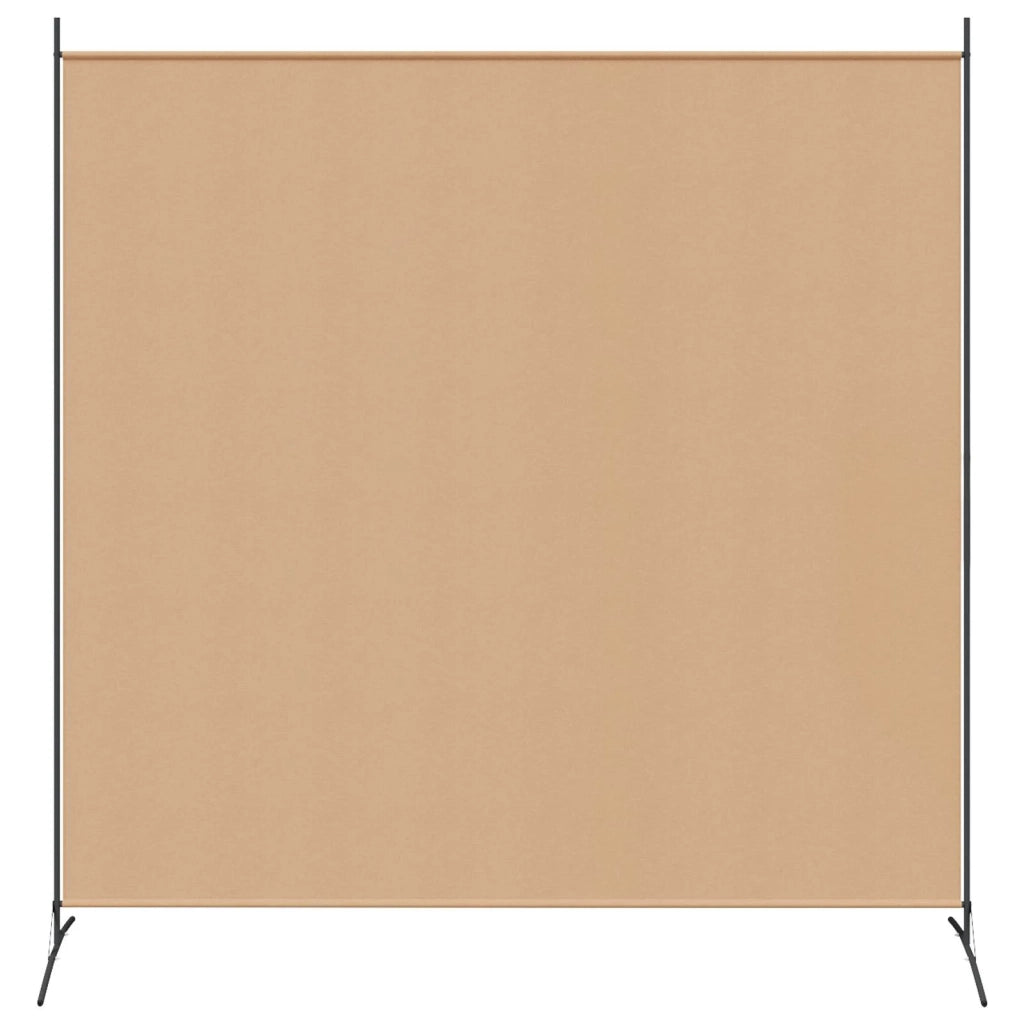 Divider per Stanze a Pannello Singolo Beige 175 x 180 cm