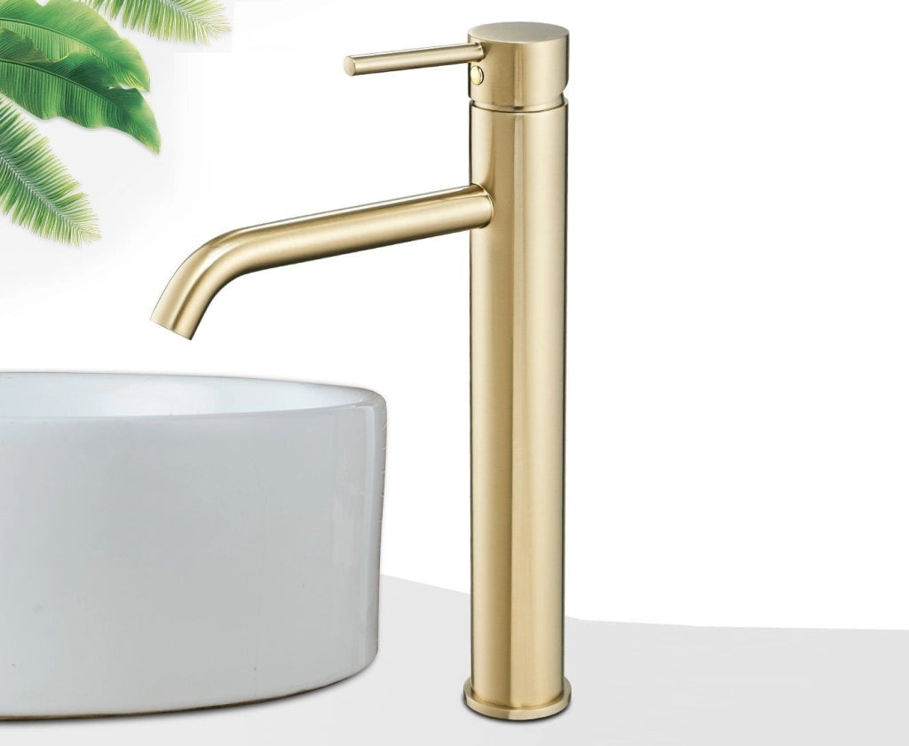 Rubinetto Da Lavabo Rea Lungo L.gold High