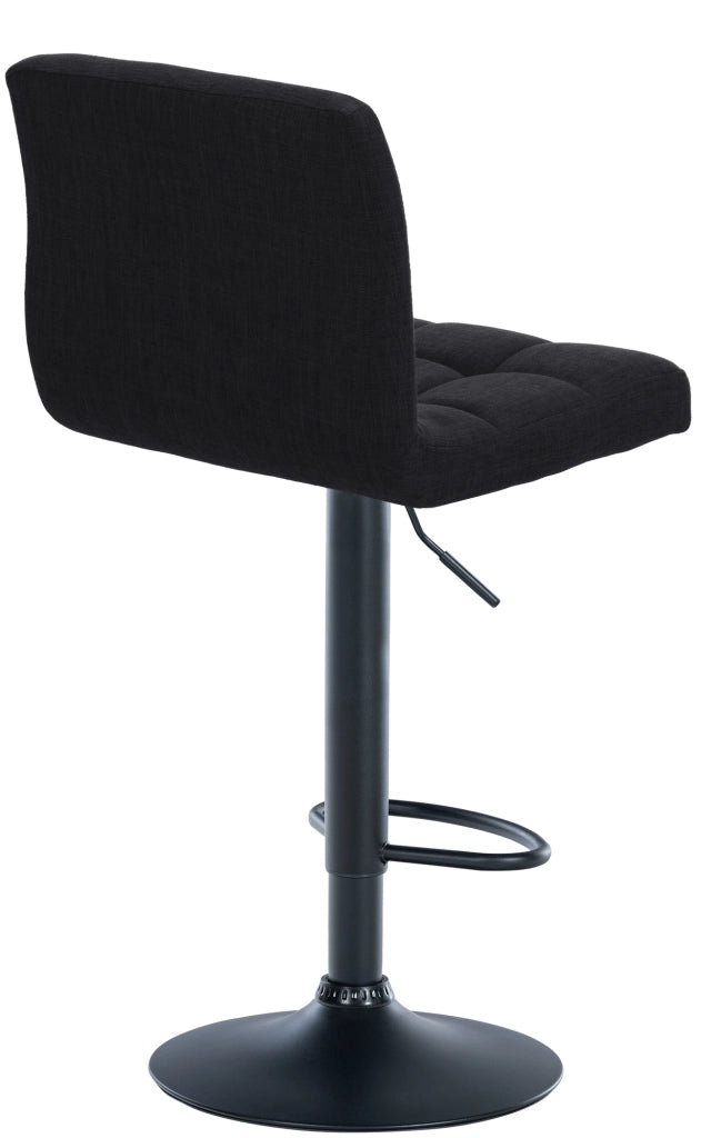 2er Set Barhocker Calma Stoff schwarz