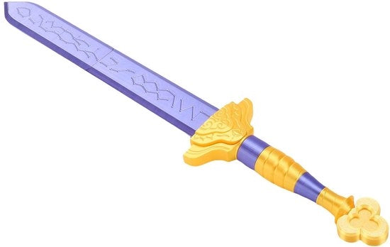 Spada con Dettagli Affascinanti - Supporto Spada - Prop di Cosplay - Stampata 3D - Leggera - Dimensioni 66x11,4x1,5cm - Spada di Gioco