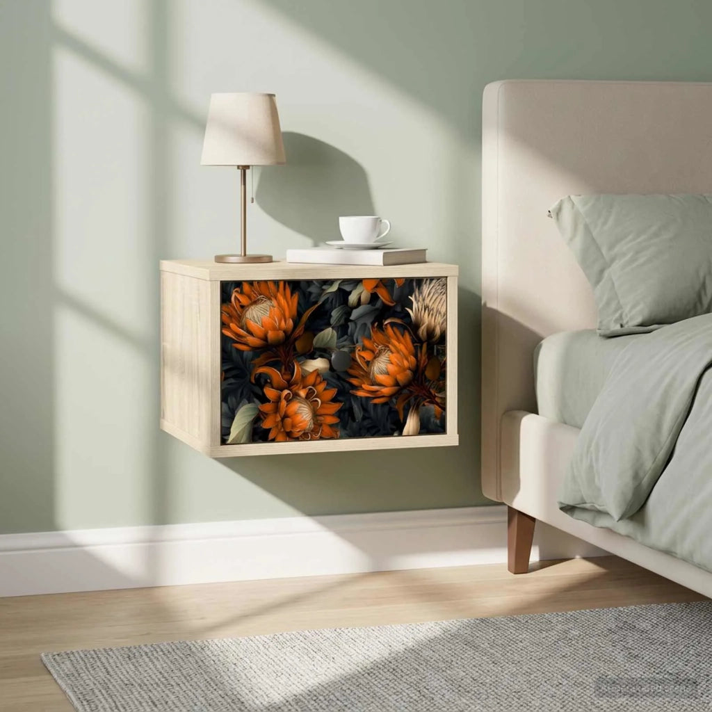 Mobiletto da comodino a parete LOCHEM Rovere Sonoma 8007433