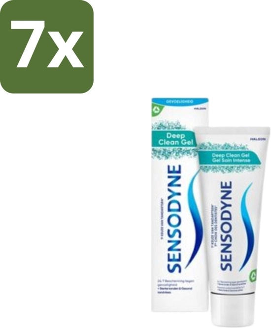 Pasta per Denti Sensibilizzati Profonda Pulizia Gel 75 ml - Confezione in Lotti - 7 pezzi