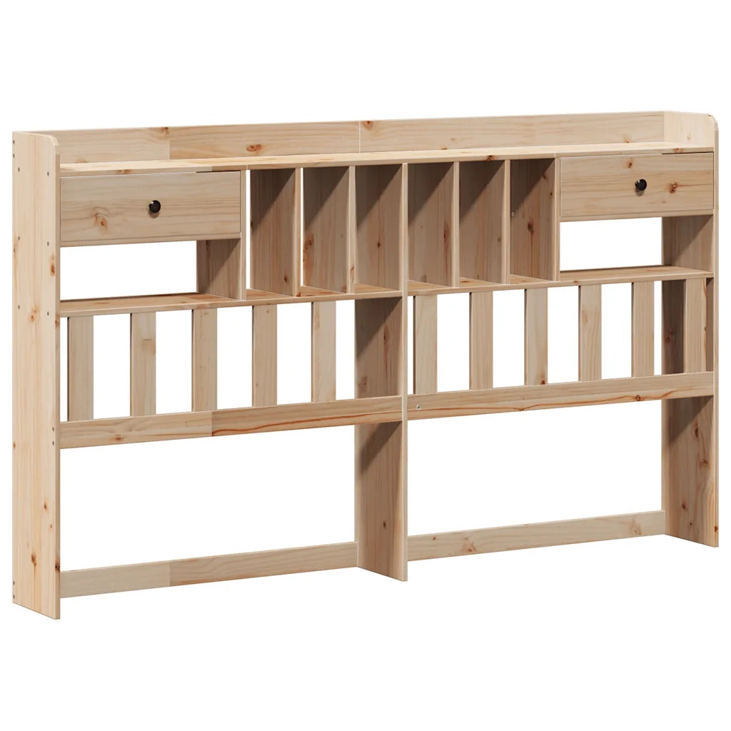 Letto Libreria senza Materasso 180x200 cm in Legno di Pino