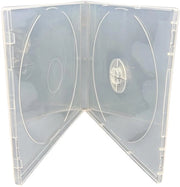 Case per CD in plastica trasparente - 10,4 mm di spessore - archiviazione sicura - realizzato in polipropilene - ideale per l'archiviazione