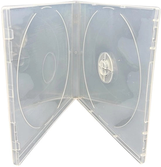 Case per CD in plastica trasparente - 10,4 mm di spessore - archiviazione sicura - realizzato in polipropilene - ideale per l'archiviazione