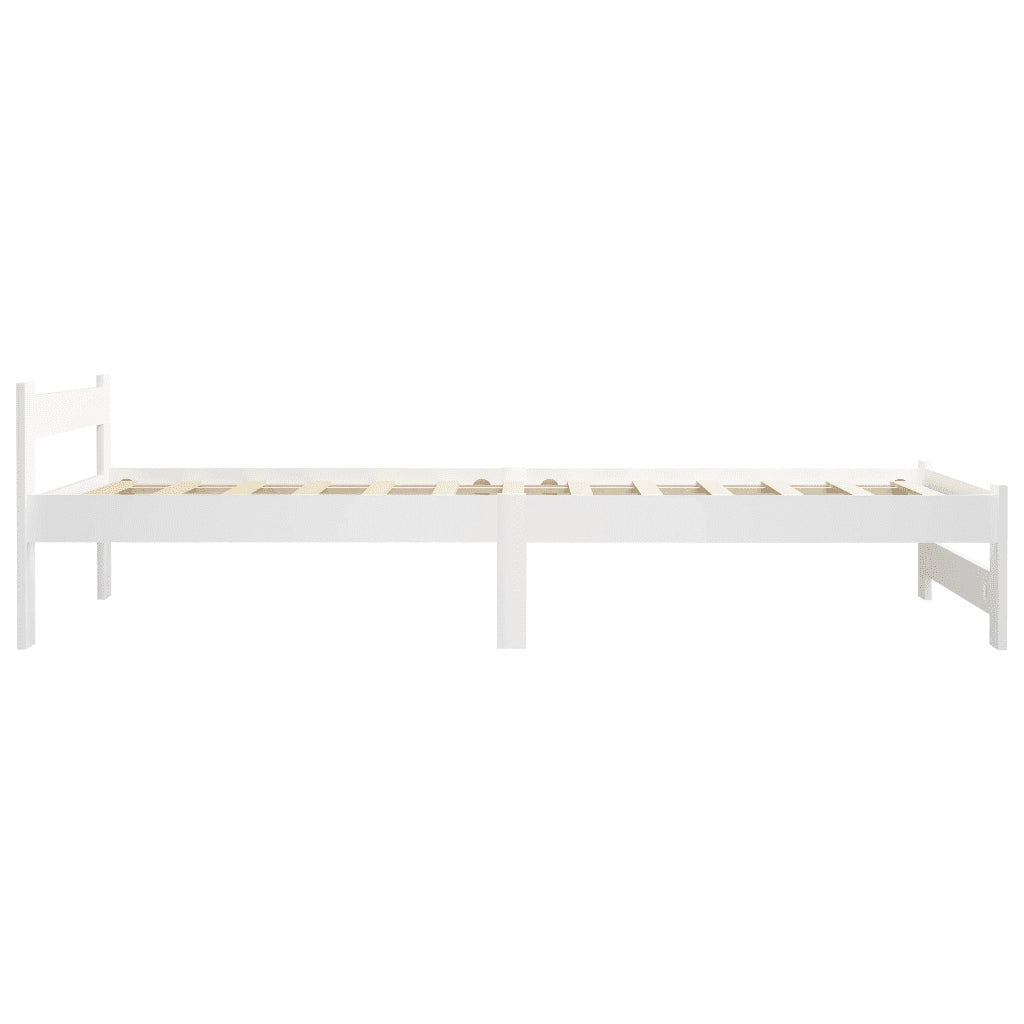 Dormeuse Estraibile senza Materasso Bianca Legno Pino 100x200cm 321999